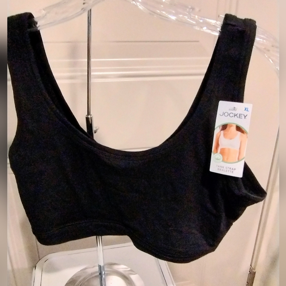 JOCKEY Organic Cotton Stretch Tank Strap Bralette -